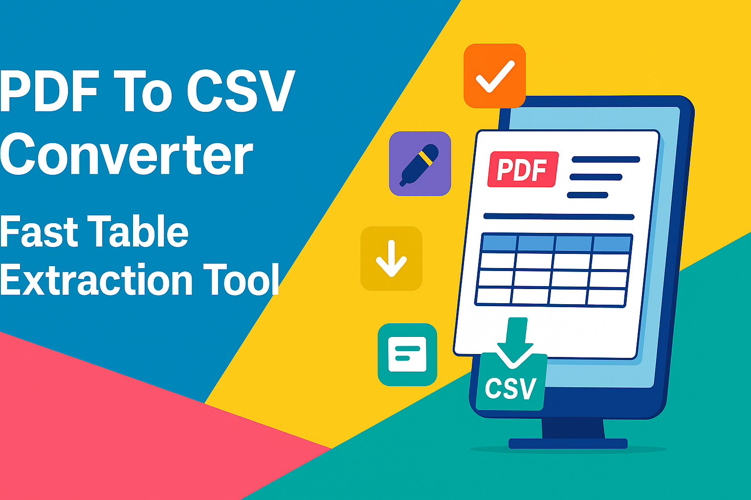 PDF To CSV Converter